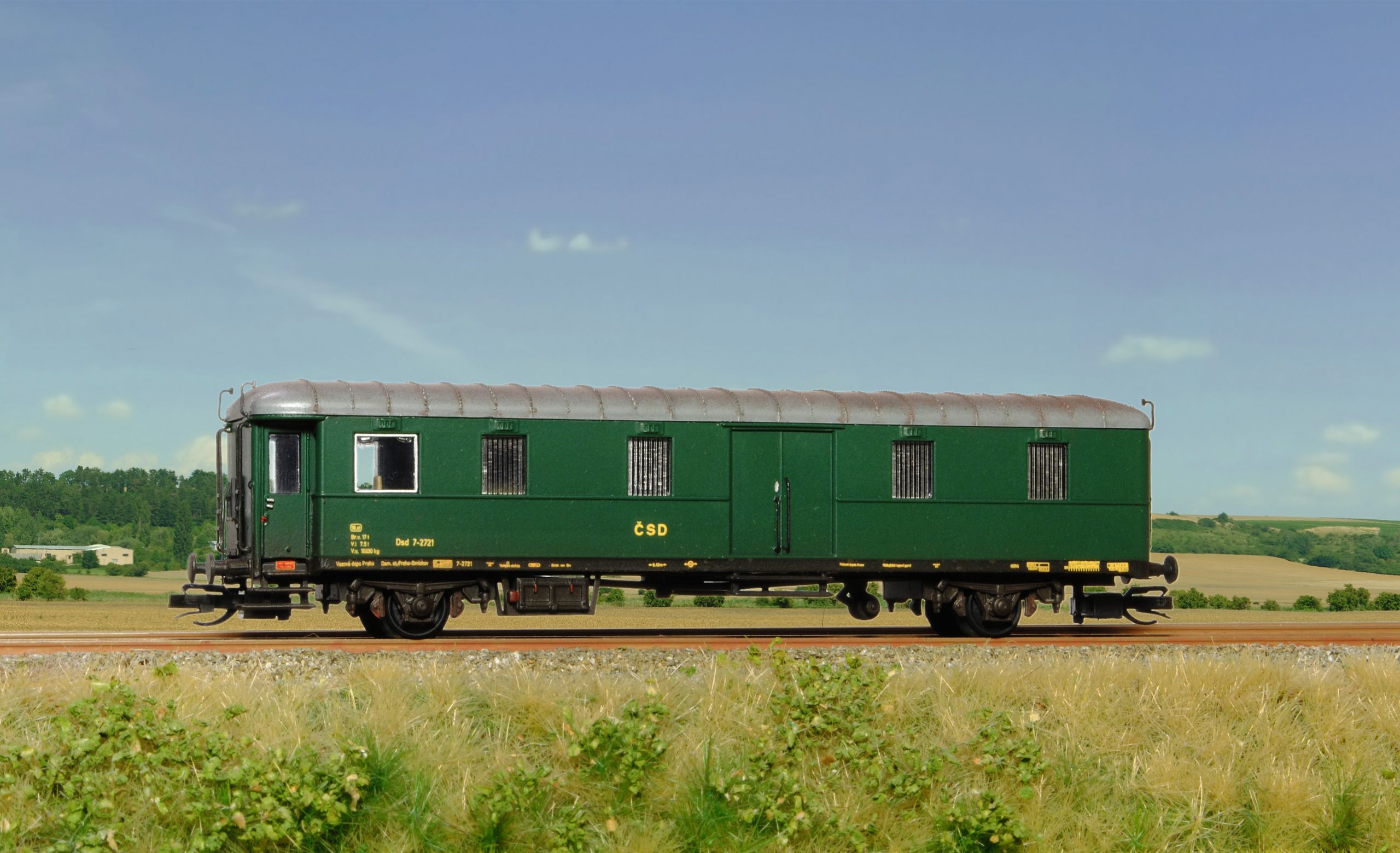 Gepäckwagen Dsd "Rybák" ČSD 1:120 – Bild 4