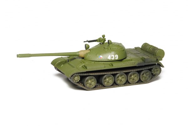 Schwerlastwagen Sammp 10 mit Panzer T-54/55 ČSD 1:120 – Bild 11