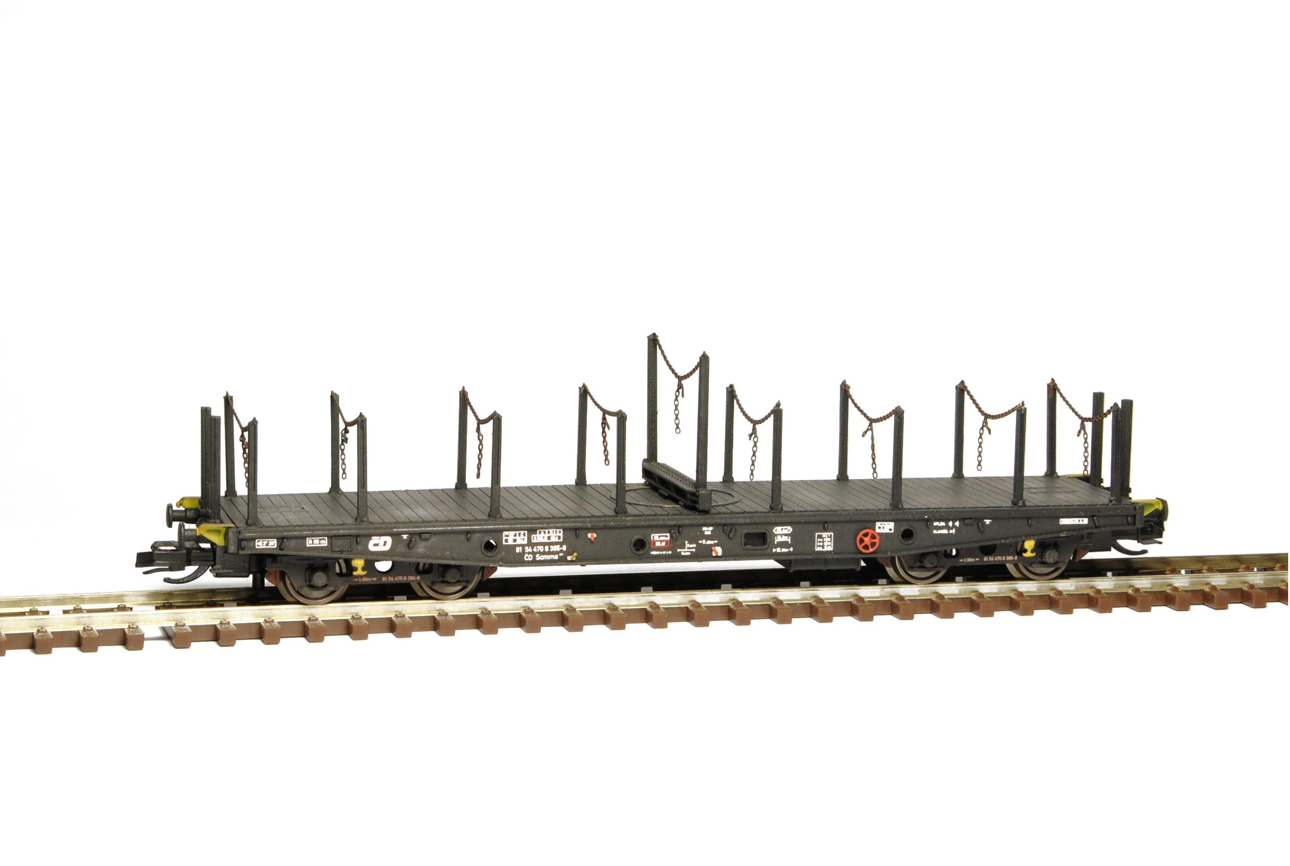 Drehschemelwagen Scmms 11 ČD/ČDC 1:120