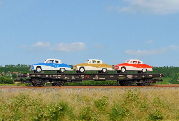 Flat Freight Car Pao 10 ČSD 1:120 - Image 4