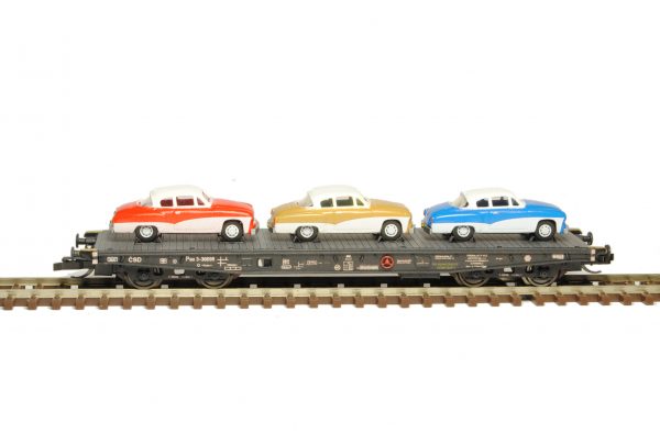 Flat Freight Car Pao 10 ČSD 1:120 - Image 2