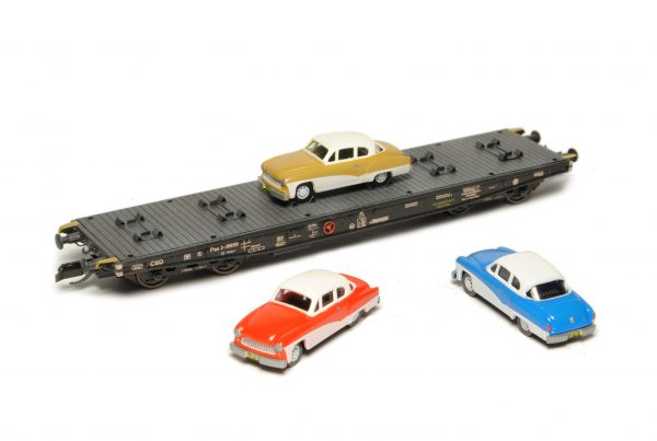 Flat Freight Car Pao 10 ČSD 1:120 - Image 3
