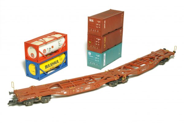 Articulated Container Wagon Sggrss 55 ČDC 1:120 - Image 3