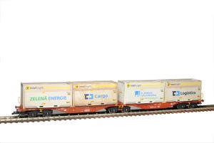 Doppel-Containertragwagen Sggrss 55 ČDC 1:120