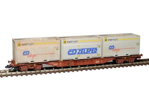 Containertragwagen Sgnss 55 ČD/ČDC 1:120
