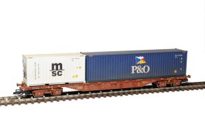 Containertragwagen Sgnss 55 ČD/ČDC 1:120