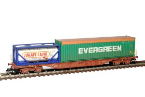 Containertragwagen Sgnss 55 ČD/ČDC 1:120