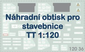 Decals for flat freight cars 1:120