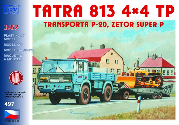 Tatra 813 4x4 TP, P-20, Zetor Super P 1:87 - Image 7