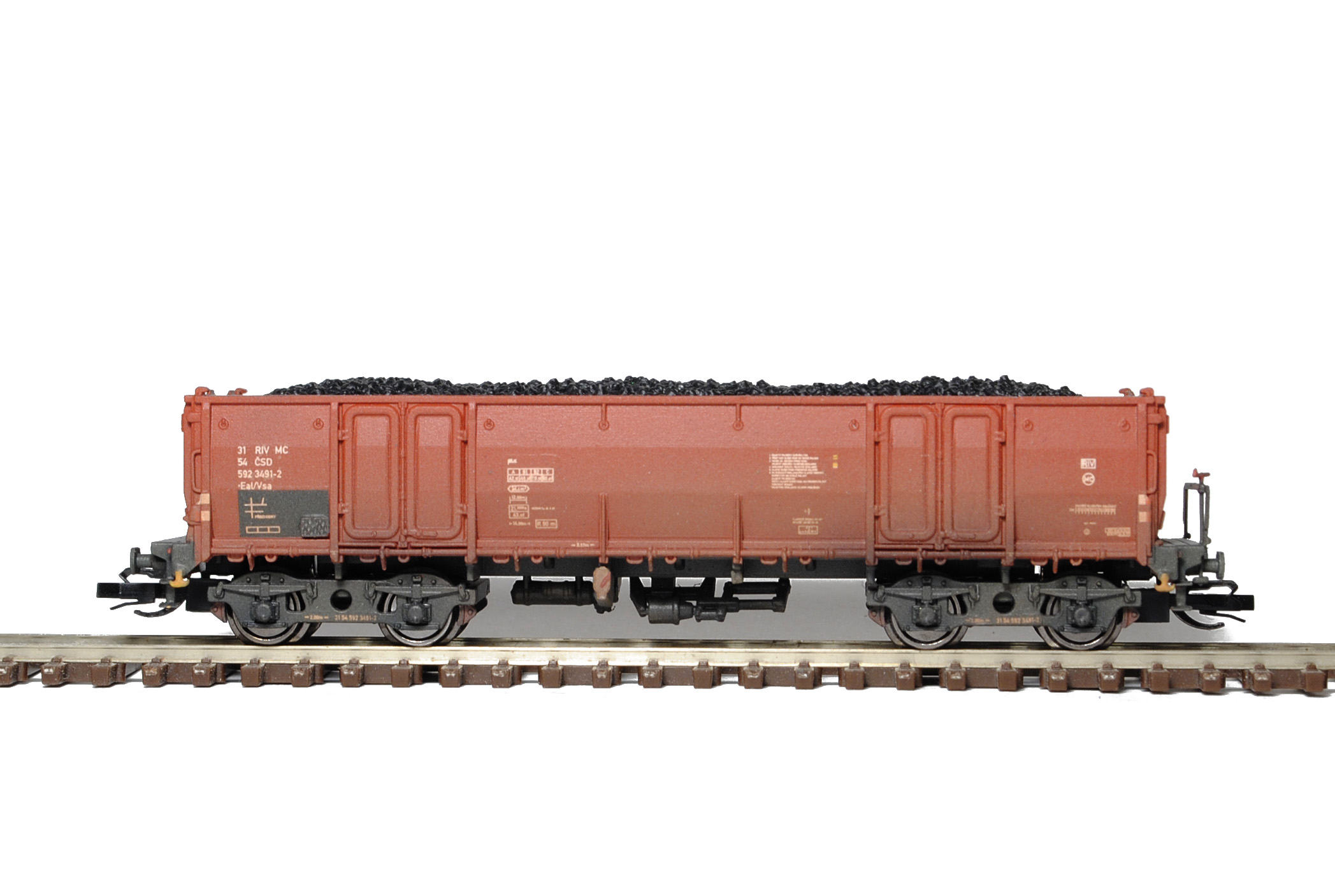 Open freight wagon Eal/Vsa 10 ČSD 1:120 - Image 3