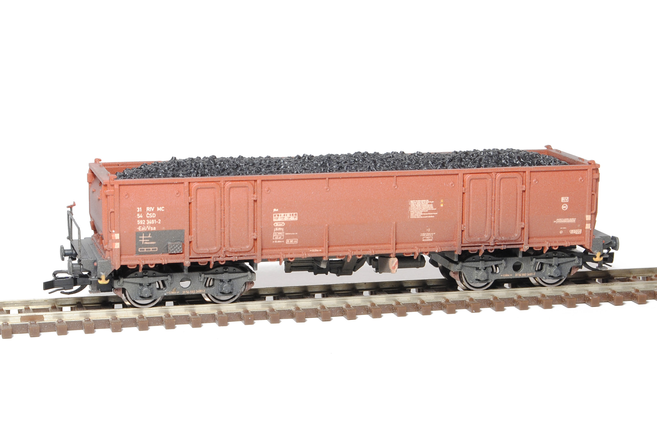 Open freight wagon Eal/Vsa 10 ČSD 1:120