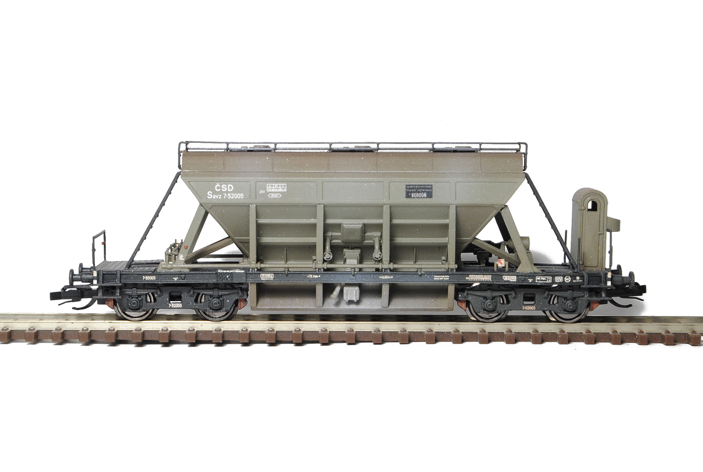 Hopper car Fad/Savz 10 ČSD 1:120 - Image 3