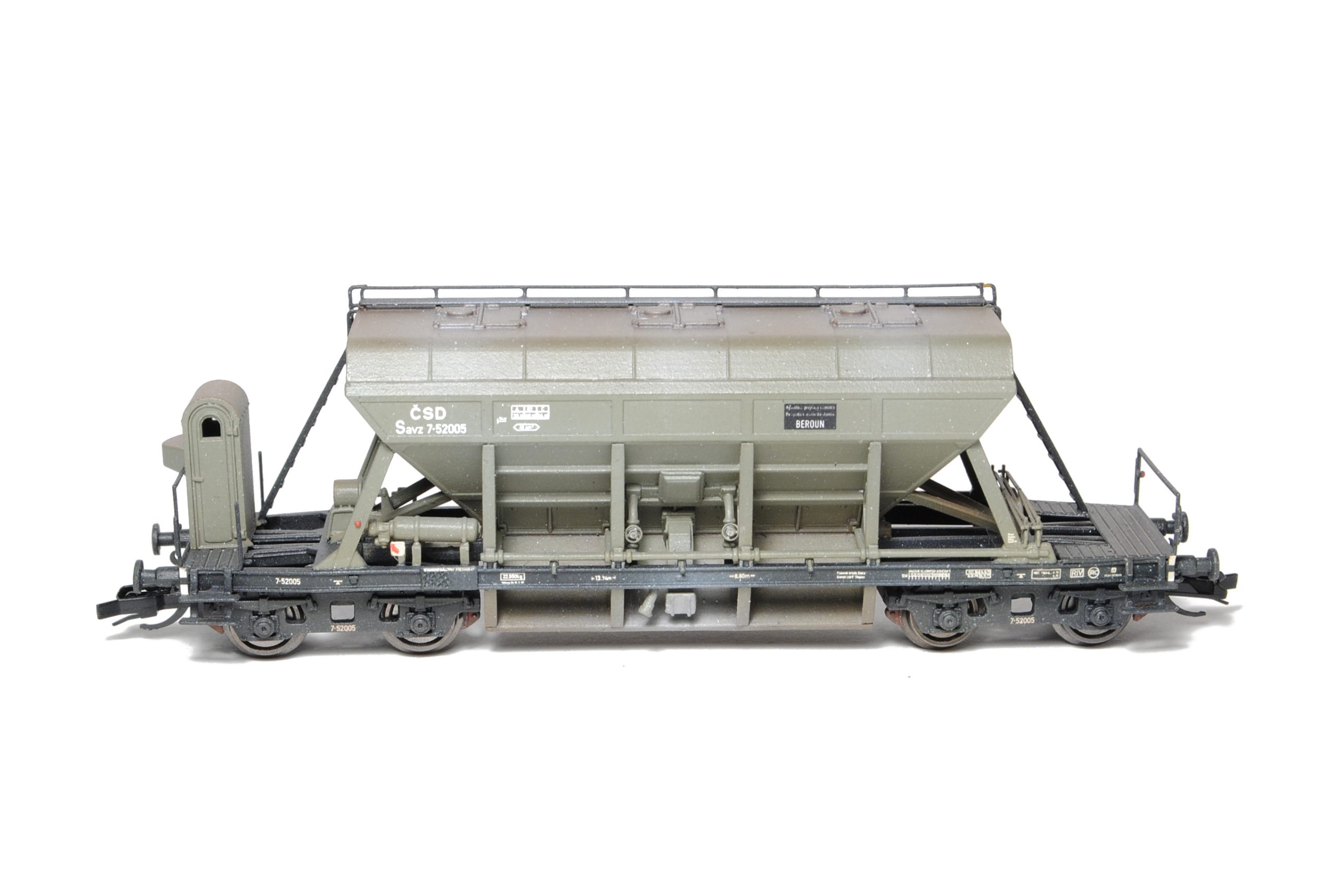 Hopper car Fad/Savz 10 ČSD 1:120 - Image 4