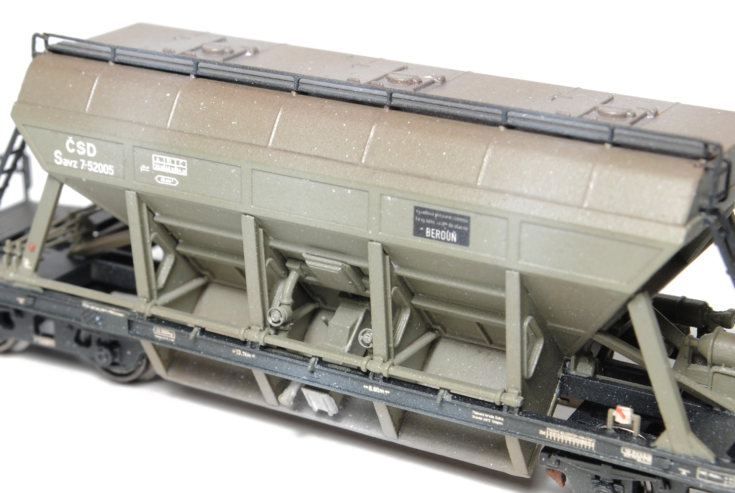 Hopper car Fad/Savz 10 ČSD 1:120 - Image 8