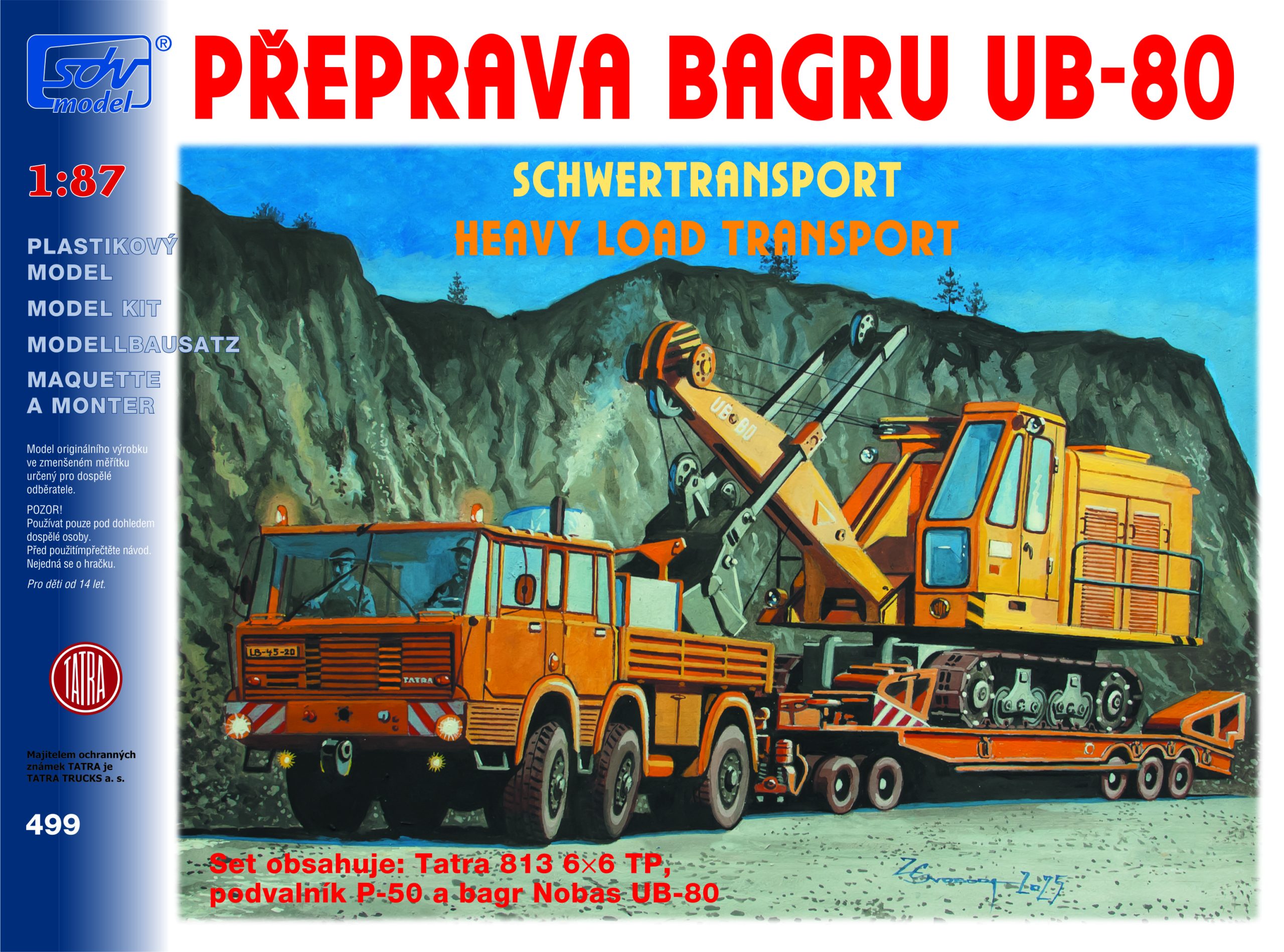 Transport of an excavator 1:87 - Image 8