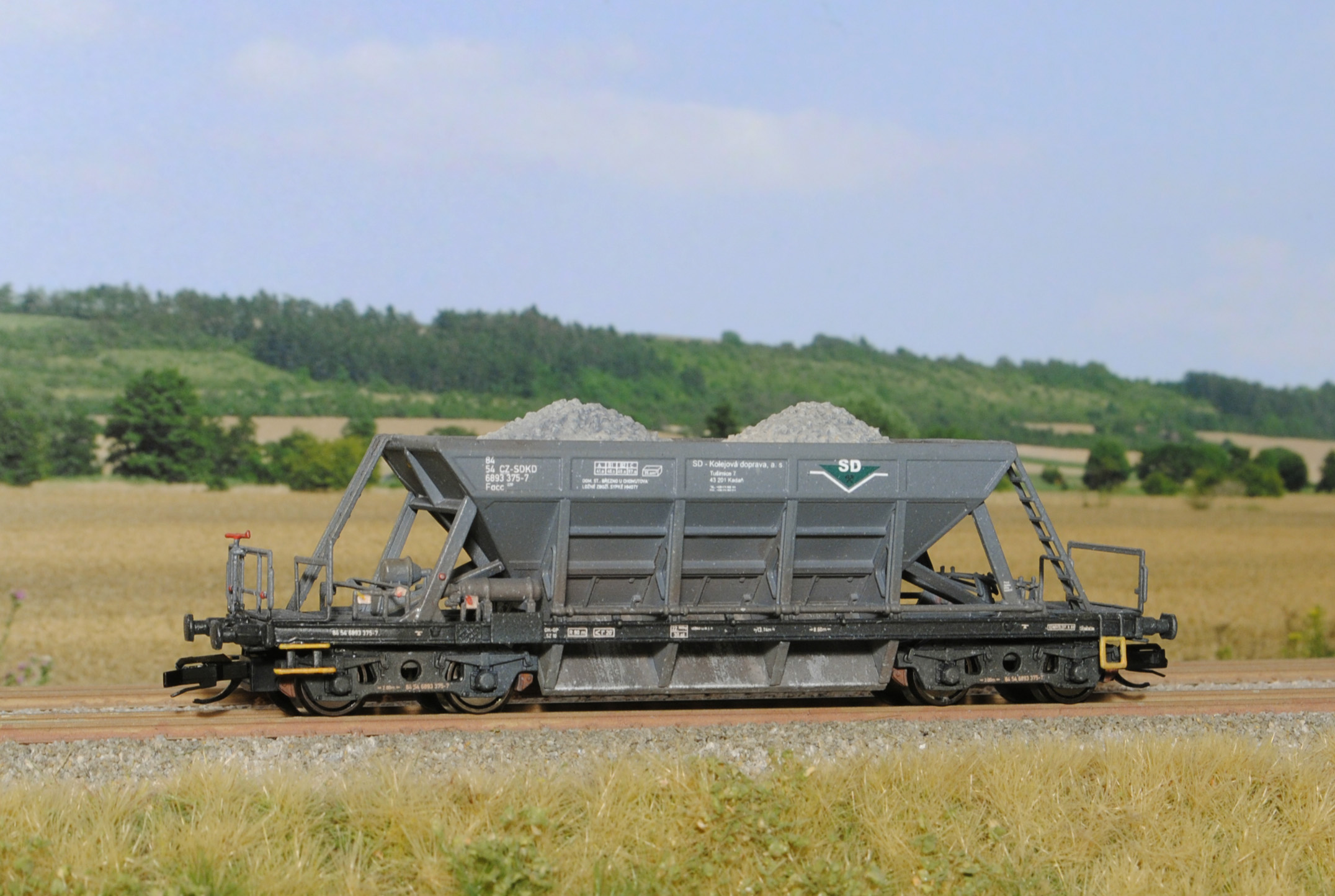 Selbstentladewagen Facc 10 typ 2-220 SD-KD 1:120 – Bild 2