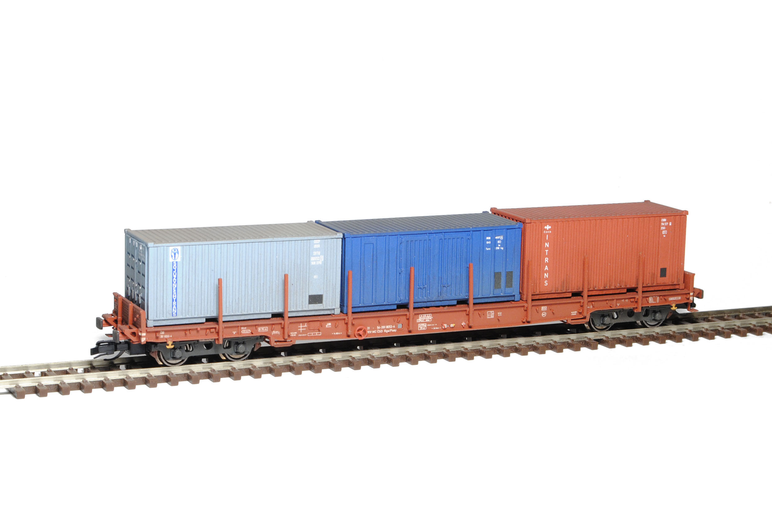 Containertragwagen Sgs/Pasy 11 ČSD 1:120