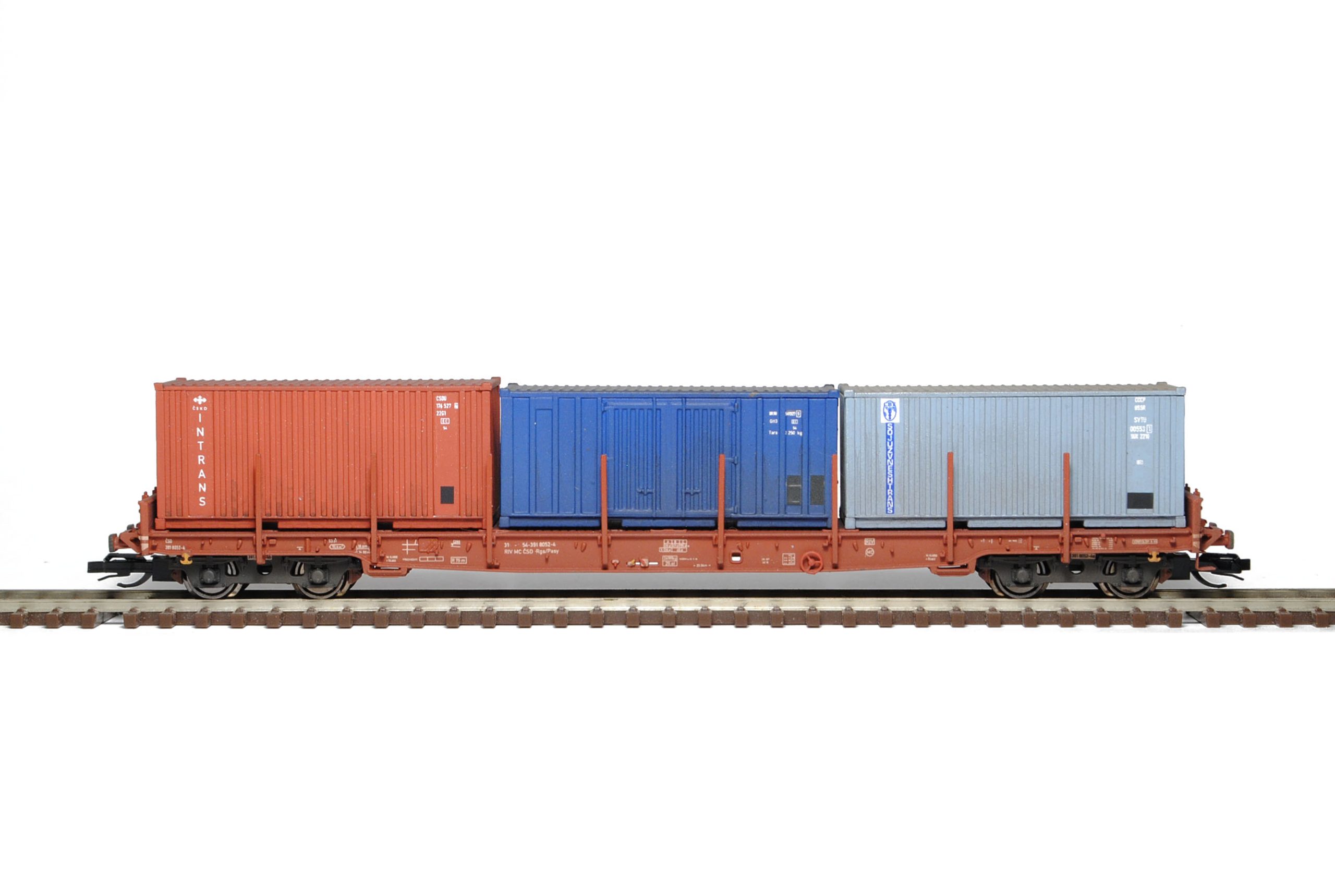 Articulated Container Wagon Sgs/Pasy 11 ČSD 1:120 - Image 2