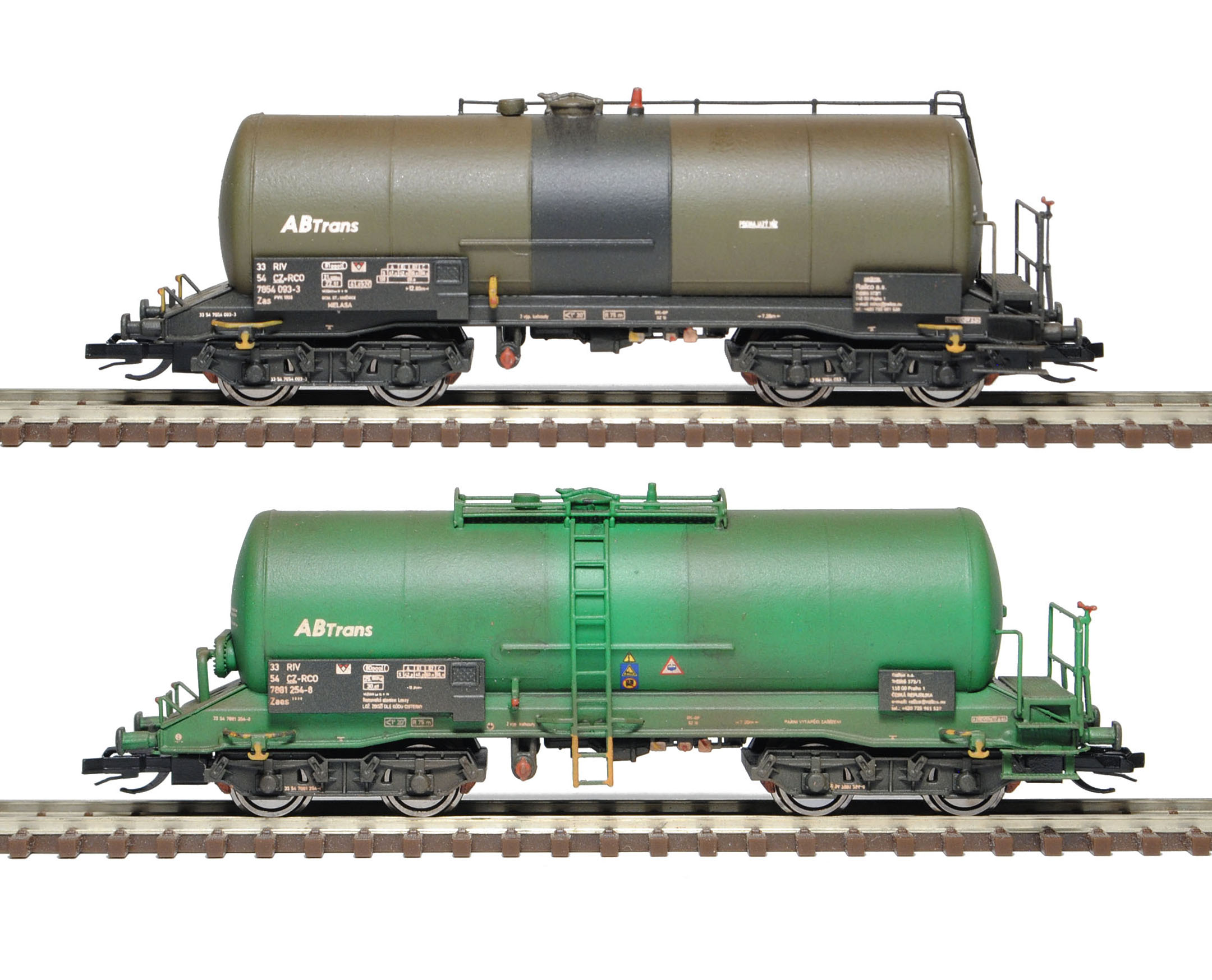 Set of tank wagons Zas 30 and Zaes 30 Railco/AB Trans 1:120 - Image 3